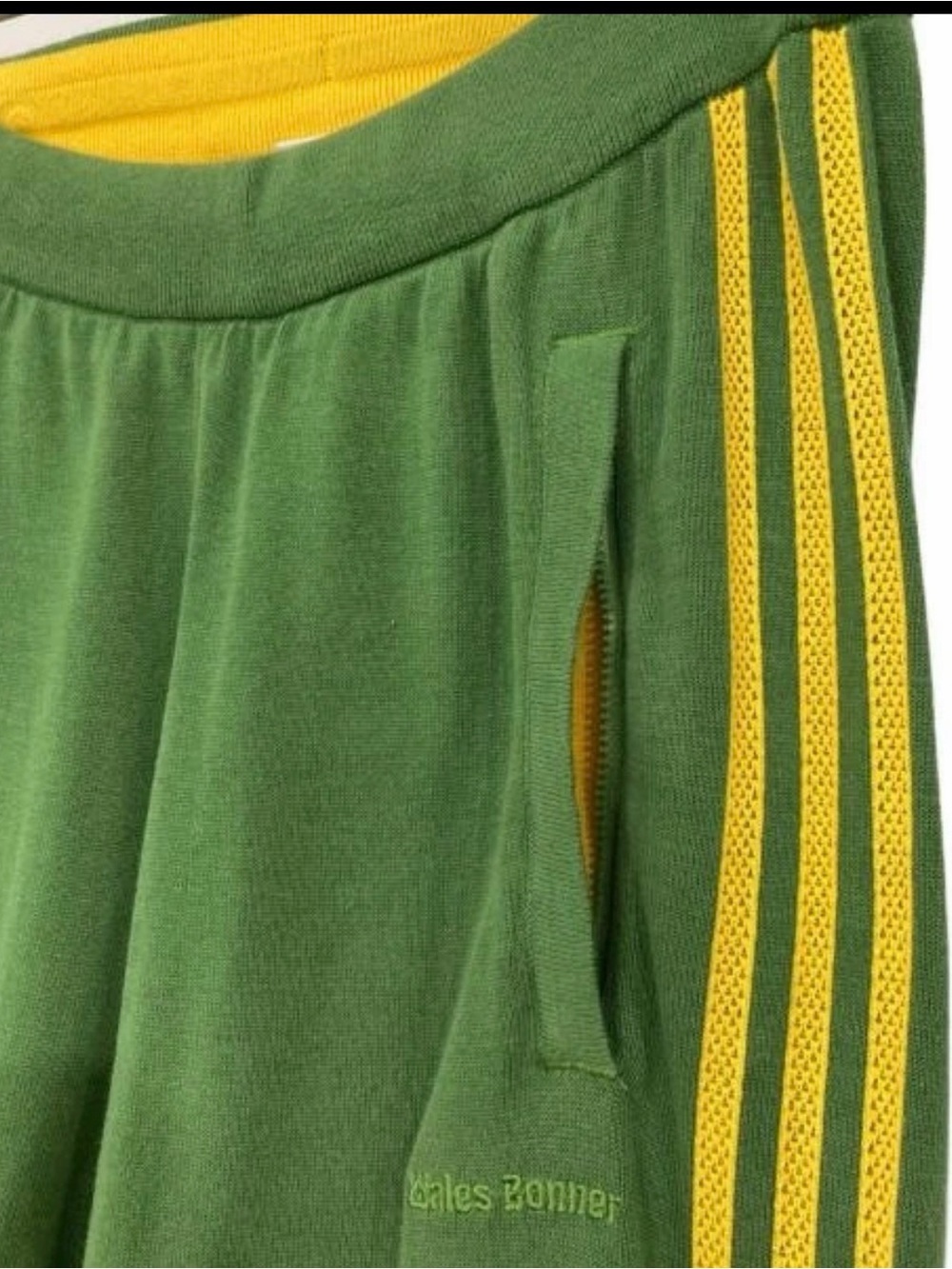 Adidas Green and Yellow wales bonner Track Joggers image 3